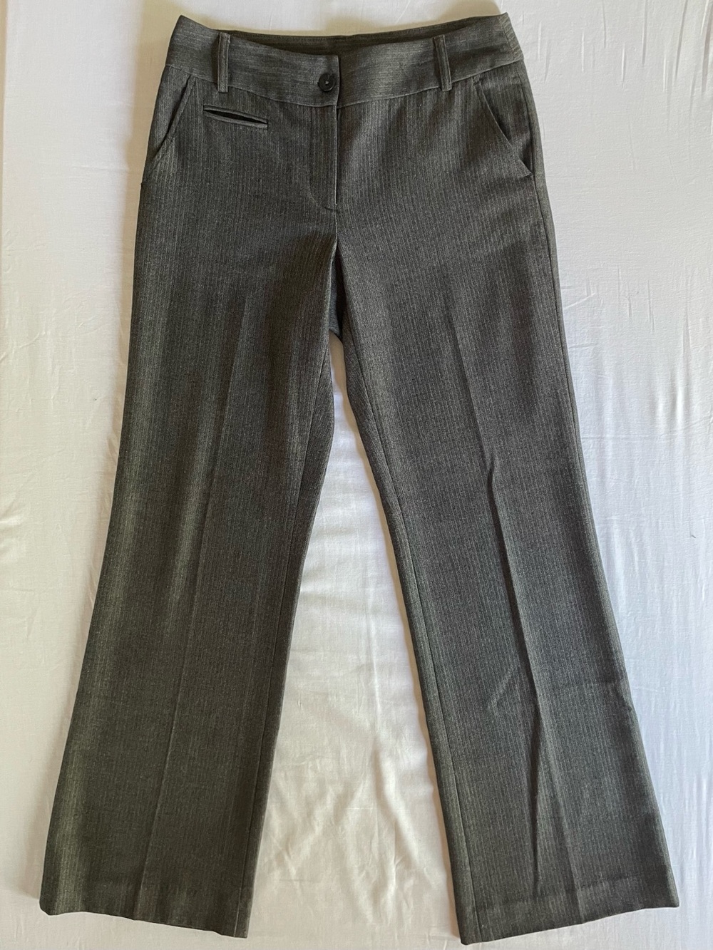 Rafaella Charcoal Herringbone Dress Pants